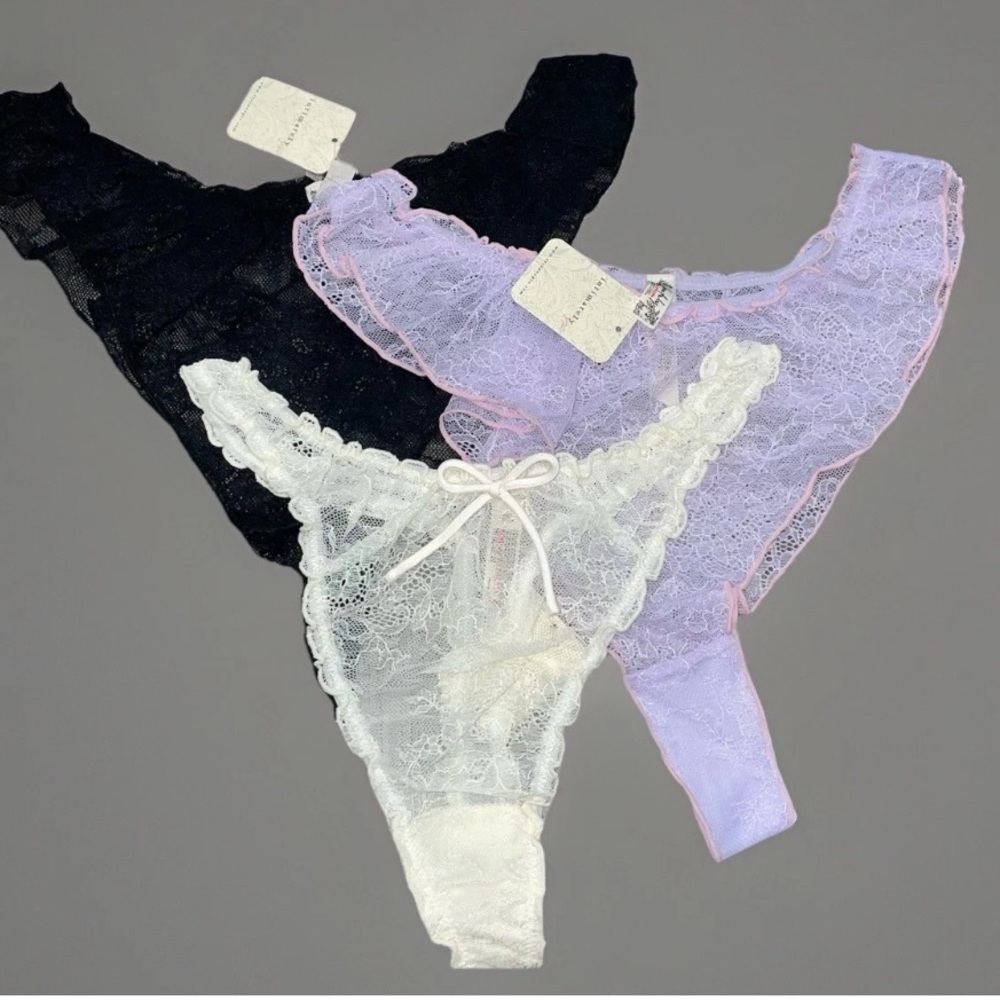 Free People LACE Panties Gia Tanga & Thong Size Large You Pick NWT